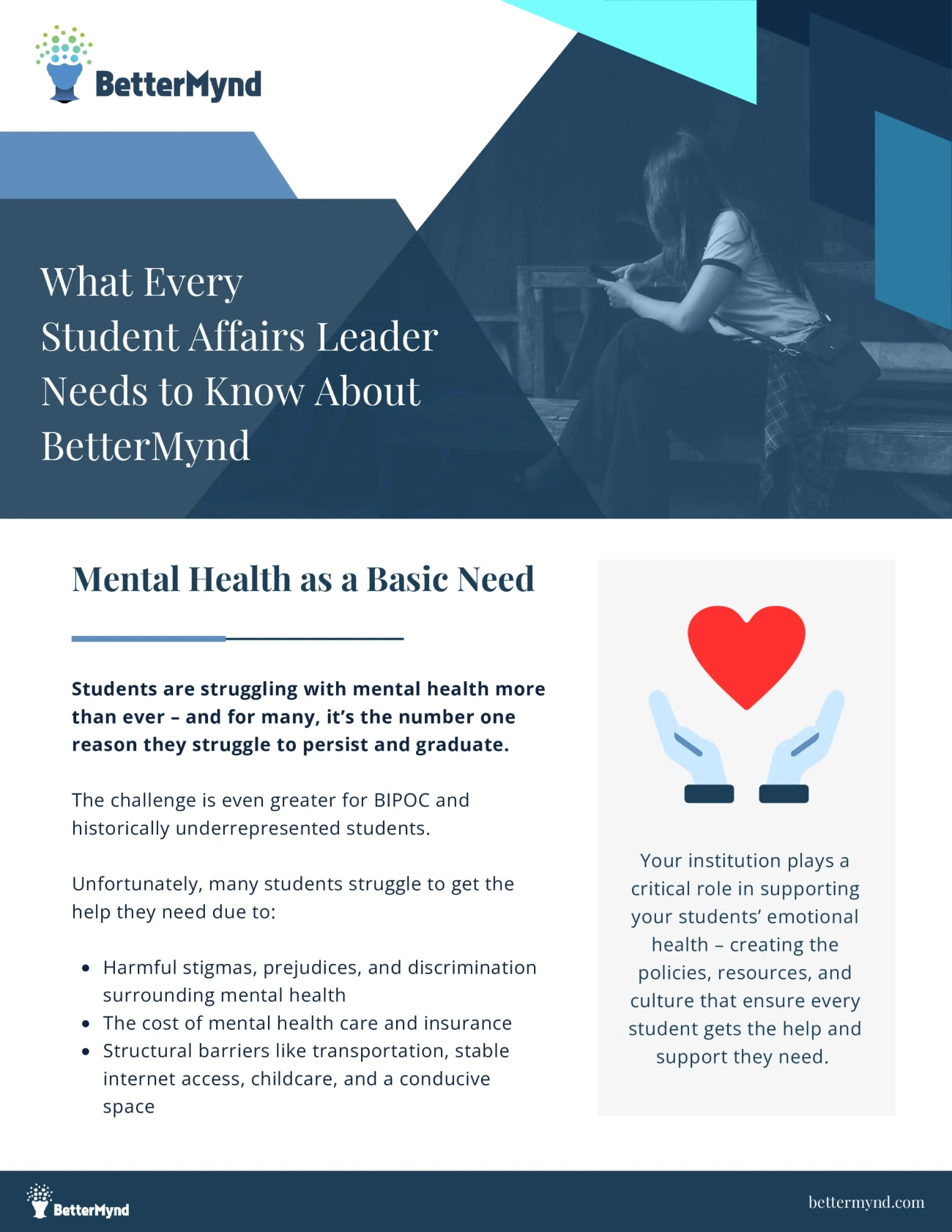 What Every Student Affairs Leader Needs to Know About BetterMynd